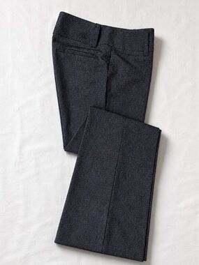 Maurices Size 3/4 Regular Charcoal Gray Dress Pants Career Work Trouser Bootcut